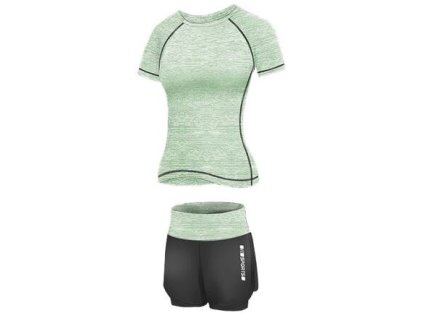 Runner Short 2W fitness set zelená