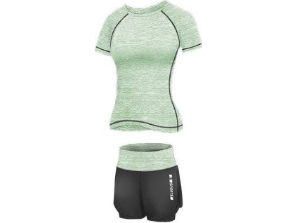 Runner Short 2W fitness set zelená (Velikost oblečení S)