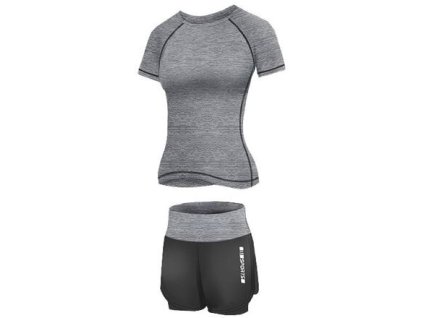 Runner Short 2W fitness set šedá