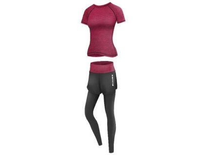 Runner Long 2W fitness set plum