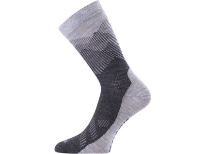 Lasting merino ponožky FWR šedé (Velikost (46-49) XL)