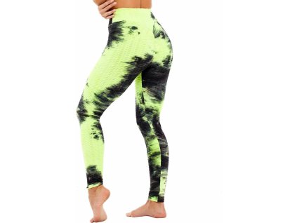 Yoga Color sportovní legíny žlutá (Velikost oblečení S)