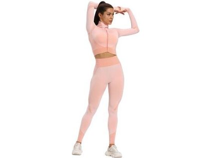 Yoga Sense fitness set dámský růžová