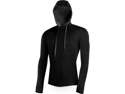Lasting pánská merino mikina WERICH černá (Obleceni LASTING pánské L)