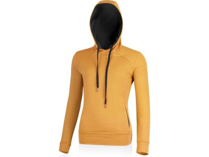 WESIA 2428 women's merino wool sweatshirt yellow (Velikost L)