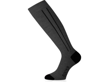 Lasting merino ski socks FWC grey 819 (Velikost S)