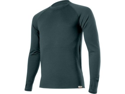 Lasting pánská merino mikina WITY petrolejová (Obleceni LASTING pánské M)