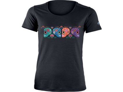 LINSY womens merino wool short sleeve t-shirt (Velikost S)