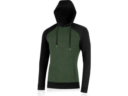Lasting pánská merino mikina LERICH zelená (Obleceni LASTING pánské XL)