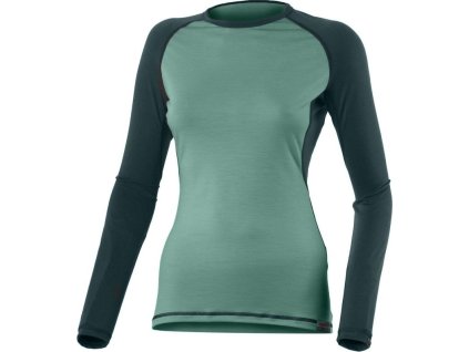 Lasting dámské merino triko DITA khaki (Velikost S)