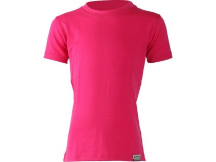 Lasting dětské merino triko TONY růžové (Velikost 110)
