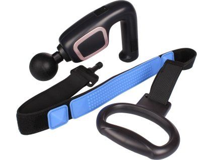 Relaxer masážní pistole s pásem černá