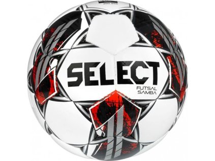 Míč SÁLOVÁ KOPANÁ FUTSAL SELECT SAMBA 4 stříbrná 298402