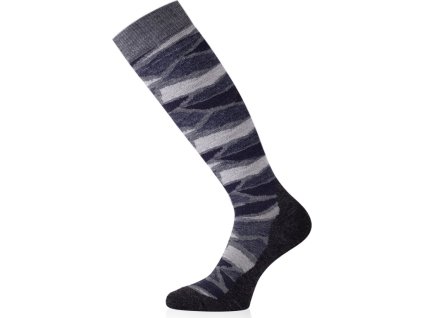 Lasting merino ski socks SLJ pink (Velikost S)