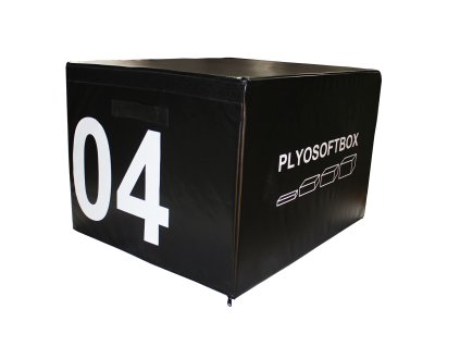 Soft Plyometrický box černý 04 (Cena za odběr více kusů černá 04 6 a více kusů)