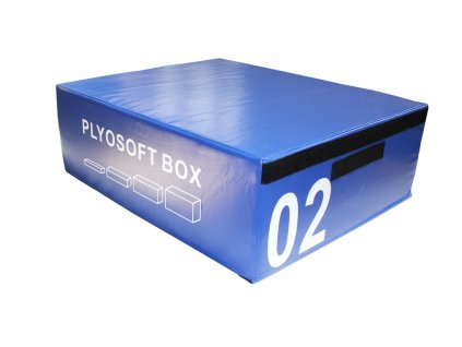 Plyometrický box – díl 30 cm modrý