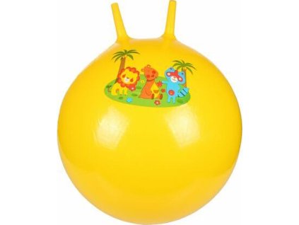 Hom Jump skákací gymnastický míč žlutá (Průměr 65 cm)
