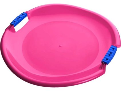 Sáňkovací talíř TORNÁDO SUPER PLASTKON 56 cm růžová 2110RU