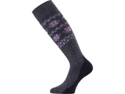 Lasting merino FWI 889 socks grey (Velikost S)