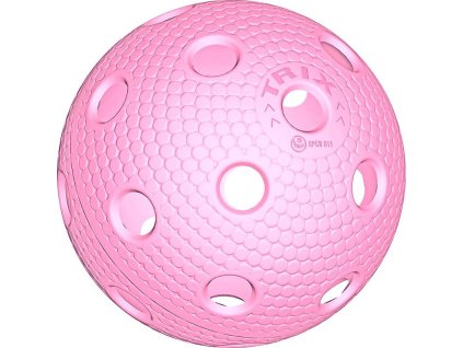 Florbalový míček TRIX IFF barevný růžová 0035C-RU