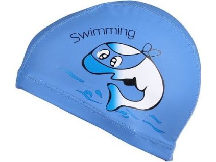 Dolphin dětská plavecká čepice modrá