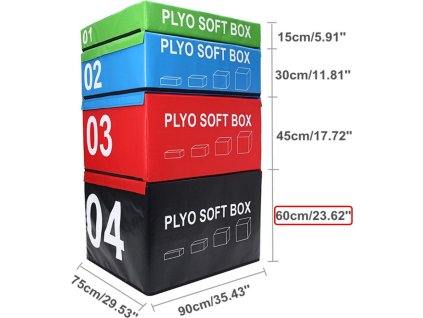 SOFT PLYOBOX SEDCO 90x75x15-60 cm černá CXC-105-XL