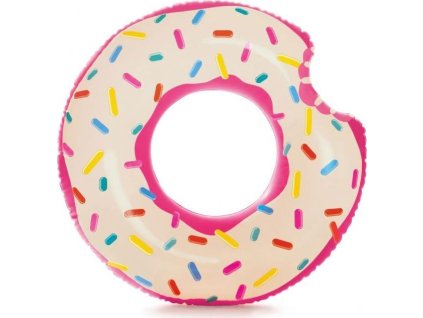 Kruh plavecký DONUT INTEX 107 x 99 cm růžová 56265