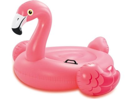 Nafukovací zvířátko INTEX 57558 Plameňák RIDE ON růžová 57558