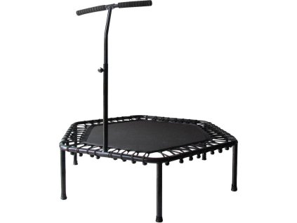 Trampolína SEDCO fitness s madlem HEXAGON 122 cm Oranžová 5261 B