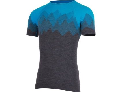 Lasting pánské merino triko WESOR modré (Obleceni LASTING pánské L/XL)