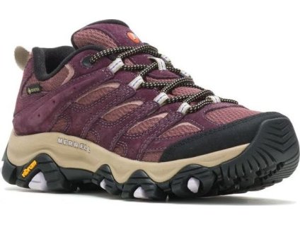 Dámská treková obuv Merrell J135484  MOAB 3 GTX burgundy/burlwood (Boty Merrell dámské 36)
