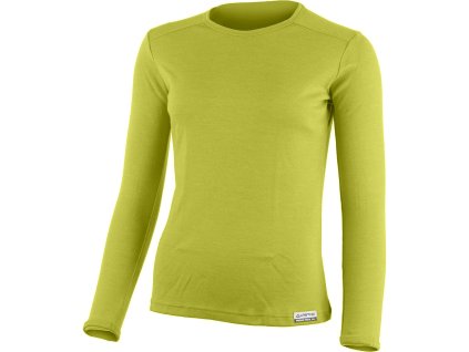 BELA 6666 womens merino long sleeve shirt green (Velikost S)