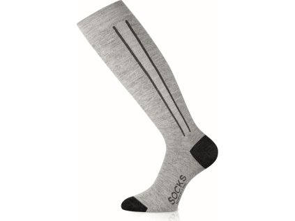Lasting merino ski socks FWC grey 849 (Velikost S)