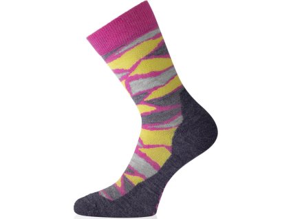 Lasting WLJ 485 hiking socks pink (Velikost (46-49) XL)