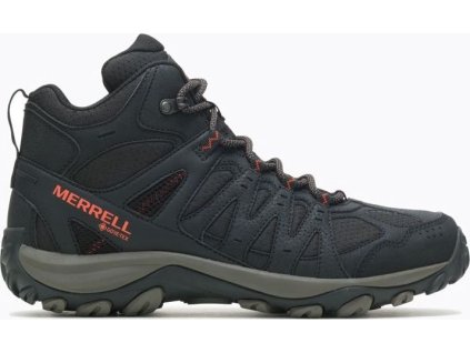 Pánská treková obuv Merrell J036737 ACCENTOR 3 SPORT MID GTX black/tangerine