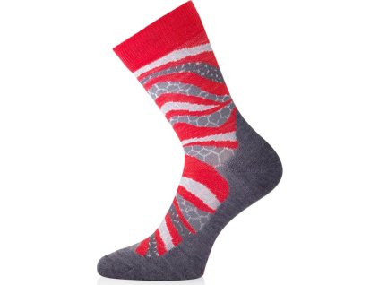 Lasting WLF 388 merino wool socks red (Velikost (46-49) XL)