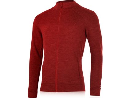 Lasting pánská merino mikina SARMIN červená (Obleceni LASTING pánské L)