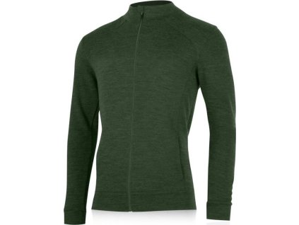 Lasting pánská merino mikina SARMIN zelená (Obleceni LASTING pánské L)