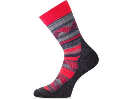 Lasting WLI 388 merino wool socks red (Velikost S)