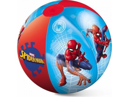 Nafukovací MONDO plážový míč SPIDERMAN 50 cm červená/modrá 16900