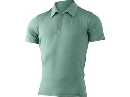 Lasting pánská merino polo košile ELIOT khaki