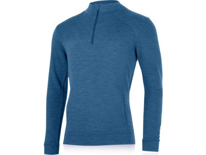 Lasting pánská merino mikina WARMIN modrá (Obleceni LASTING pánské L)