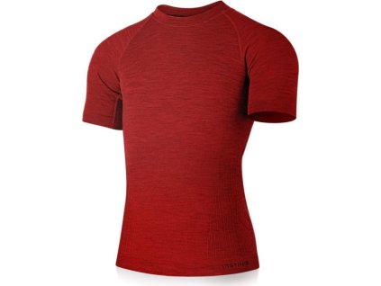 Lasting pánské merino triko MABEL červené