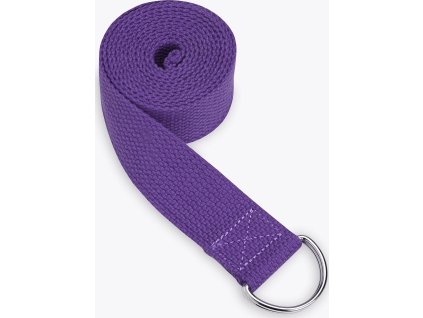 Pásek na Jógu SEDCO YOGA STRAP 180 cm fialová LX301-3FI