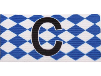 Diamond kapitánská páska modrá-bílá (Rozměr junior)