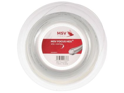 Focus HEX tenisový výplet 200 m bílá (Průměr 1,10)