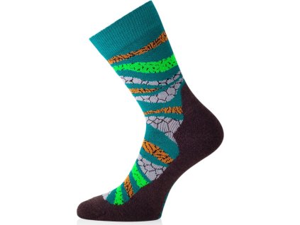 Lasting WLF 667 merino wool socks green (Velikost XL)