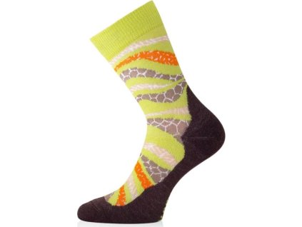 Lasting merino ponožky WLF zelené