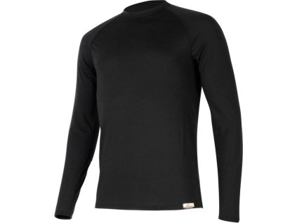 Lasting pánské merino triko ATAR černé
