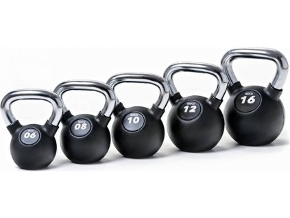 Kettlebell SEDCO RUBBER-CHROM PROFI 10 DB608-10